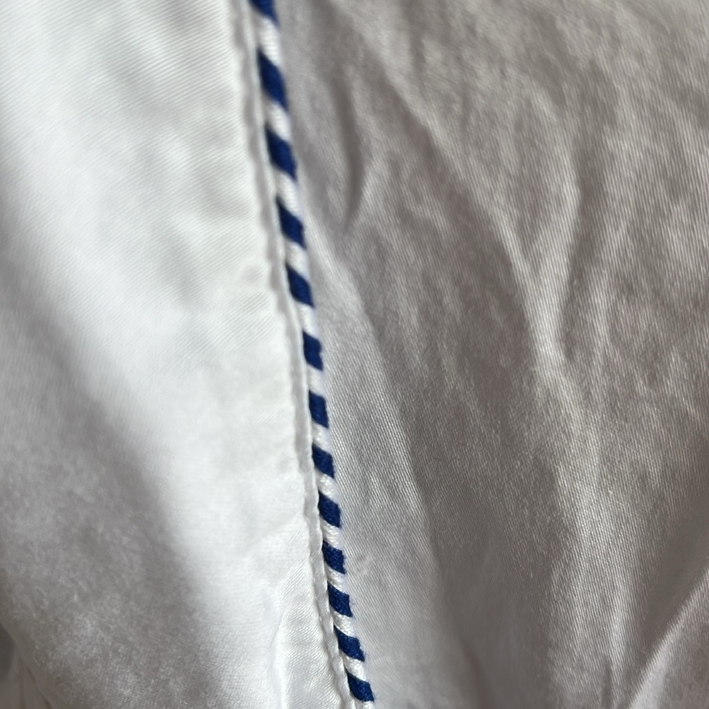 Laurence Tavernier “Uni” White Sateen Nightshirt/Nightgown Long Sleeve Size M View 4